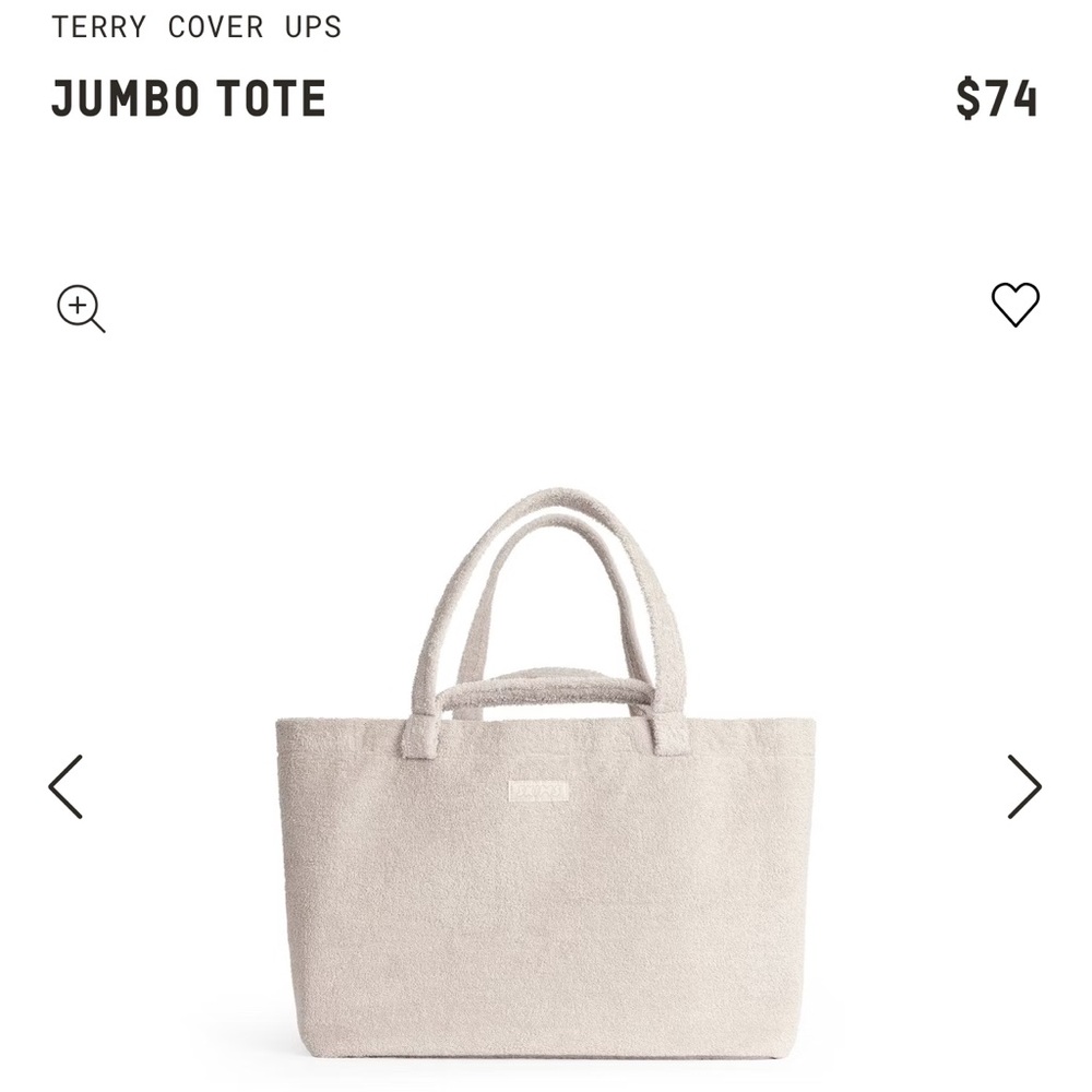 Skims Jumbo Terry tote